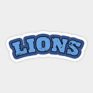 Lions Football Sticker